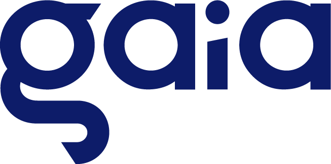 Gaia logo in blue